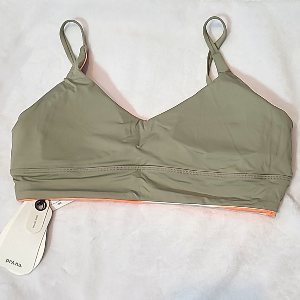 Prana Willow Falls Reversible Bikini Top Size XS Waves Beach Resort Vacation New - Picture 5 of 7